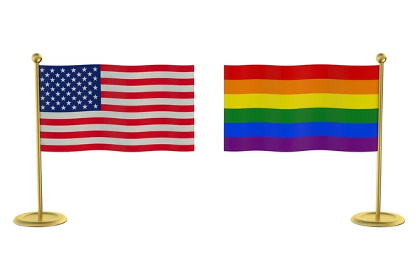 Matrimonio gay legal en USA concepto — Foto de Stock