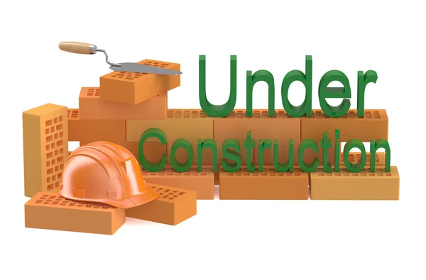 Under construction and building concept — Stok fotoğraf