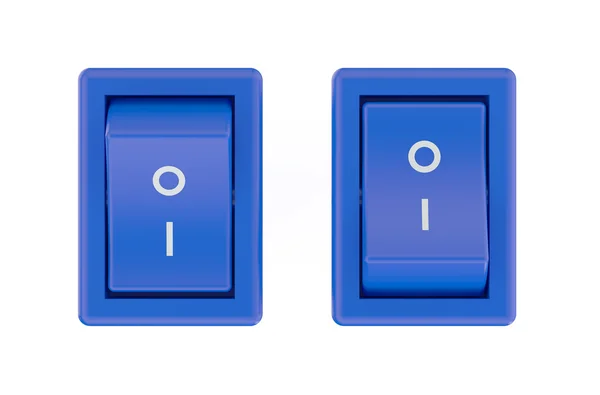 Two blue switch — Φωτογραφία Αρχείου