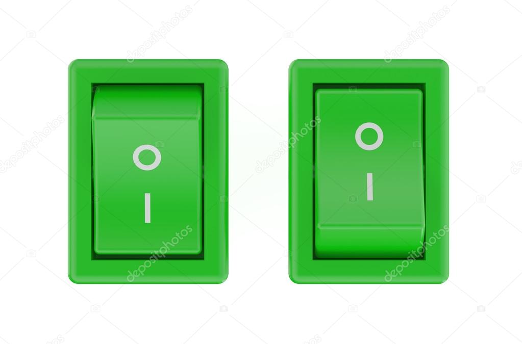 two green  switch
