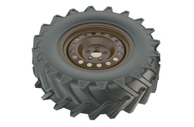 Traktör tekerlekli portre