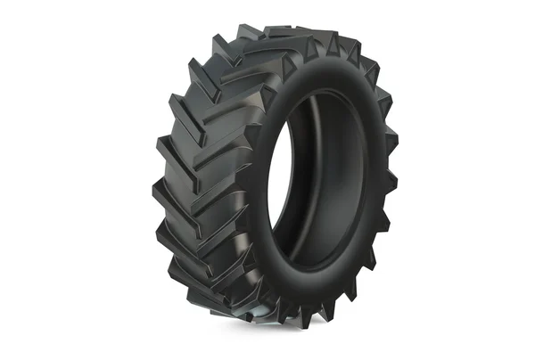 Tractor tire or tractor tyre closeup — 图库照片