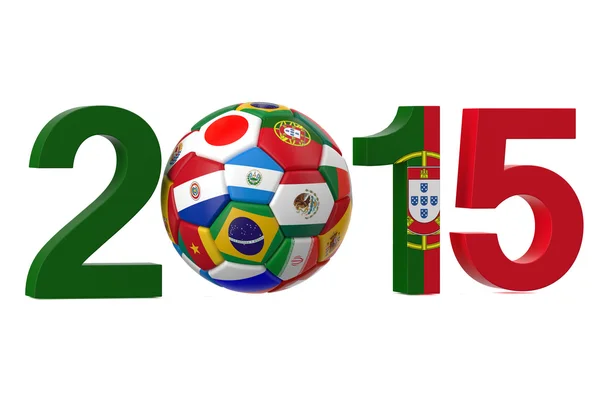 Mistrzostwa w piłce nożnej 2015 Beach, Portugalia — Zdjęcie stockowe