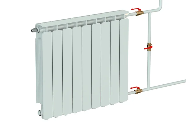 Calefacción radiador primer plano — Foto de Stock