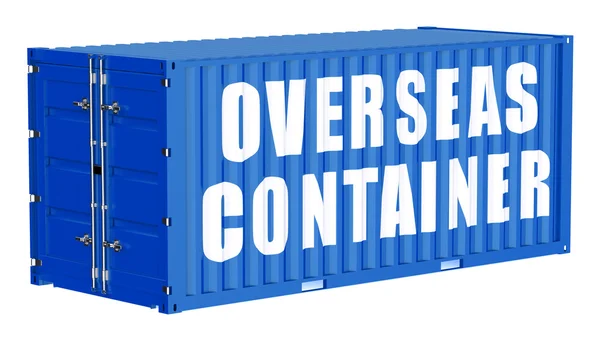 Last container, utomeuropeiska koncept — Stockfoto