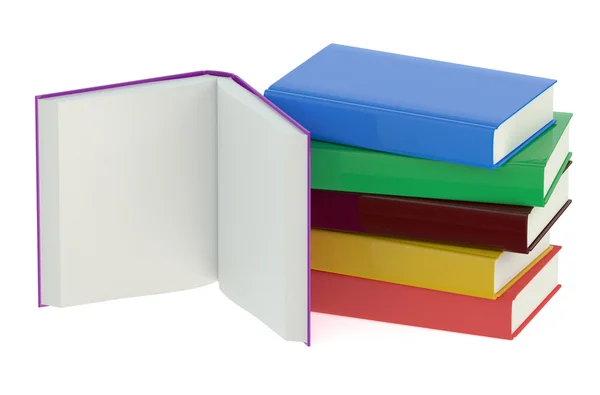 Livres multicolores — Photo