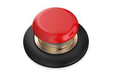 Red push button clipart