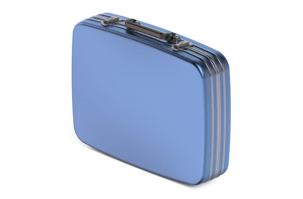 Kék bőrönd — Stock Fotó