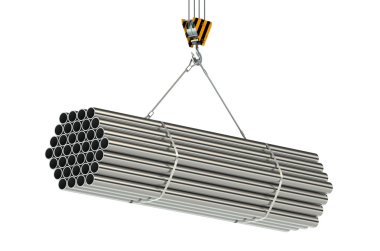 Vinç kanca ve metal borular