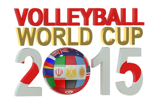 Volleybal World Cup 2015 Japan concept — Stockfoto