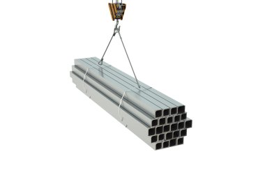 Vinç kanca ile haddelenmiş metal L açıları barlar