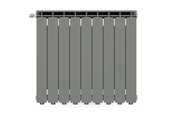 Black heating radiator — Stock Photo, Image