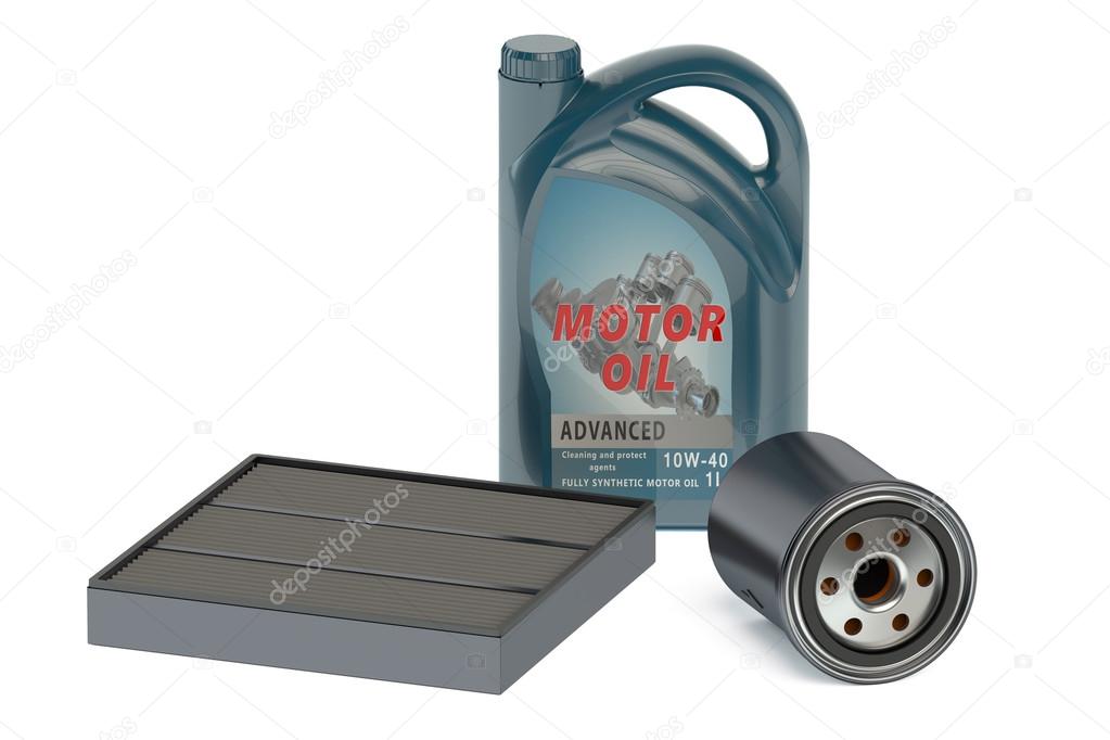 motor oil and oil filters