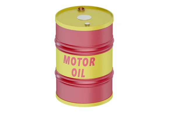 Motor oil barrel — Stock Photo, Image