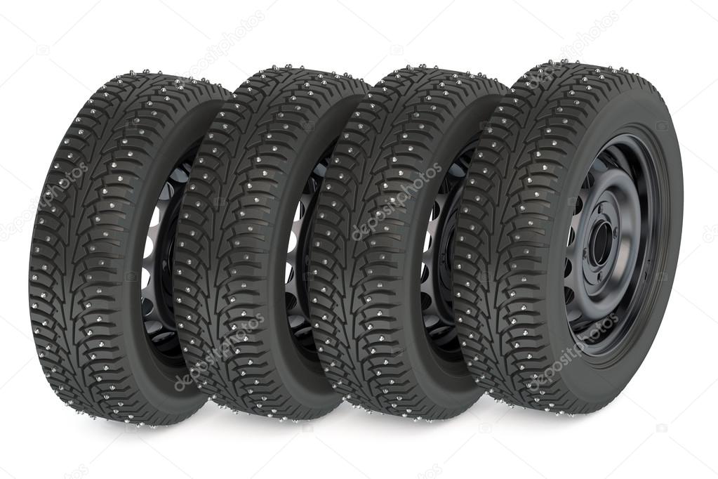 Group of winter automotive tires