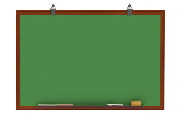 green blackboard