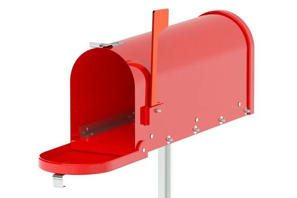 Roter Briefkasten — Stockfoto