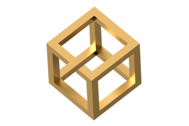 İmkansız küp optik illüzyon