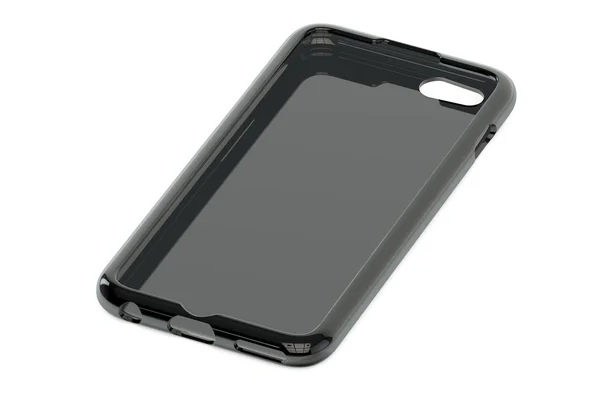 Black Mobile Phone plastic case — Stock Photo, Image