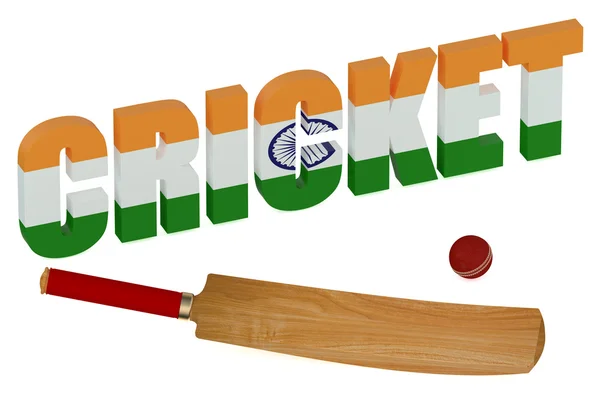 India Cricket koncept — Stockfoto