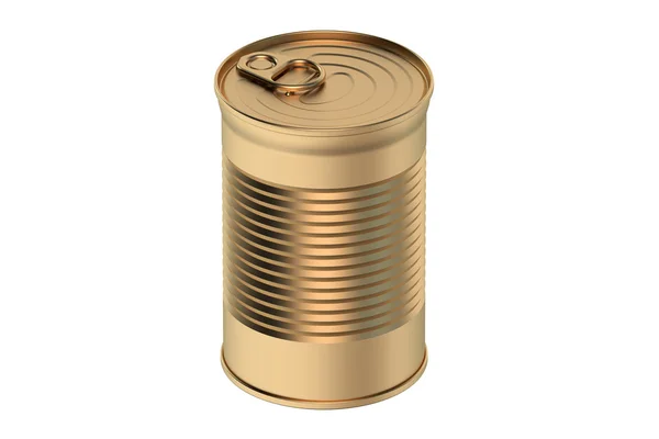 Metallic tin can — Stock Photo, Image
