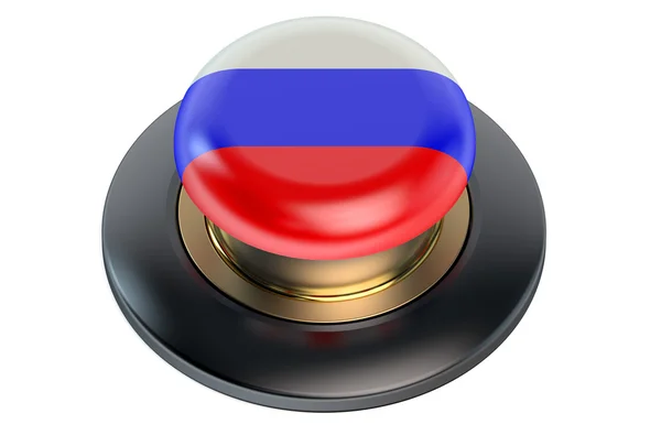 Rusya bayrağı düğmesi — Stockfoto
