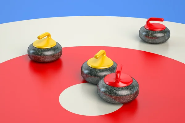 Curling concept — Stockfoto