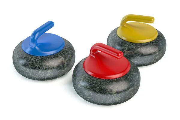 Curling-Steine — Stockfoto