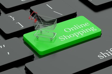 Online alışveriş klavye düğme