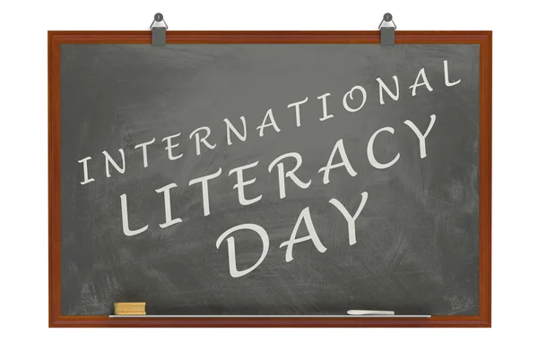 Concepto del Día Internacional de la Alfabetización — Foto de Stock