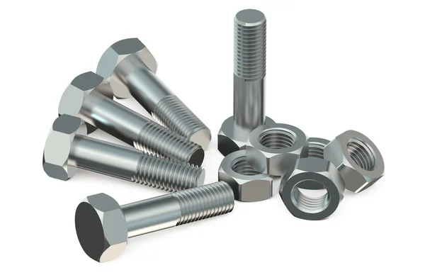 Bolts and nuts — Stock Photo, Image