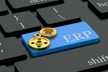 ERP kavramı klavye düğmesini