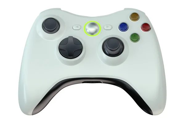 Weißer Spielcontroller — Stockfoto