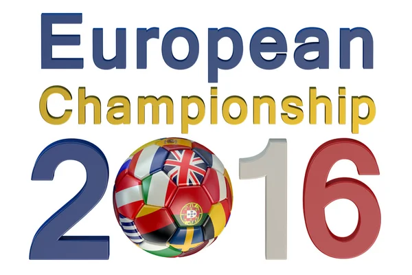 Football European championship 2016 concept — Stockfoto