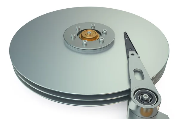 HDD, Sabit Disk sürücüsü görünümü içinde — Stok fotoğraf