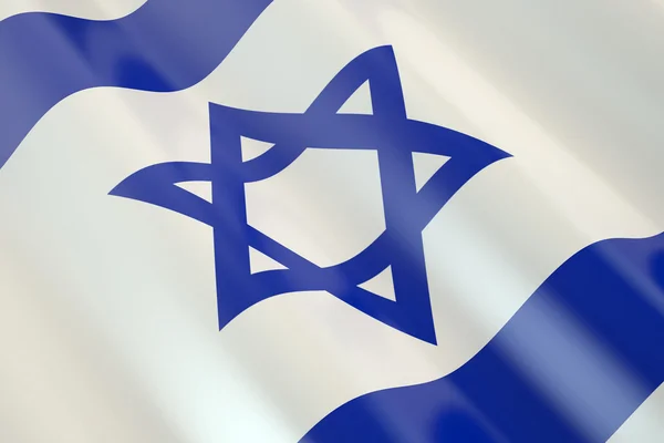 Bandera israelí — Foto de Stock