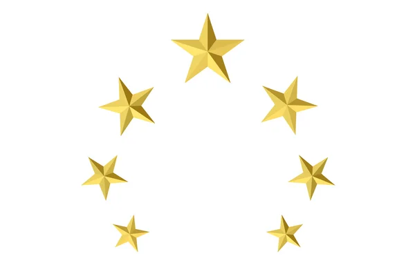 Estrellas doradas — Foto de Stock