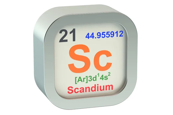 Scandium — Zdjęcie stockowe