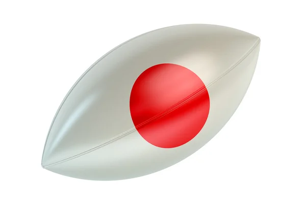 Rögbi labda Japán zászlaja — Stock Fotó