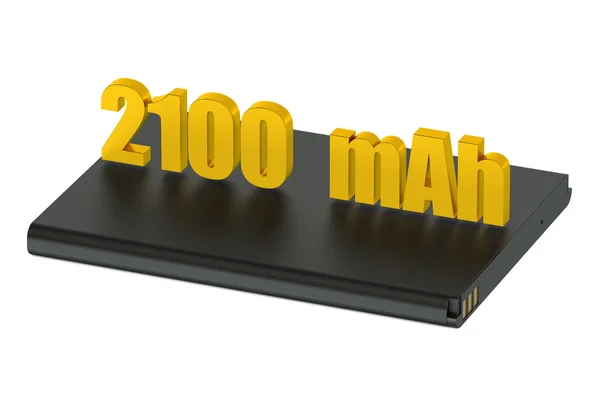 Bateria para smatphone e tablet 2100 mAh — Fotografia de Stock