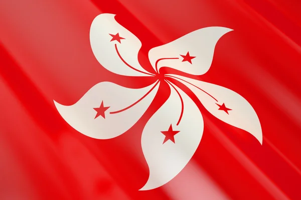 Bandera de hong kong — Foto de Stock