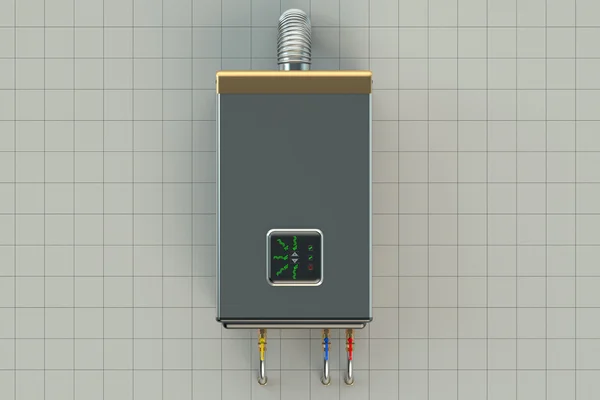 Home gas-fired boiler, water heater — Stock Image Home gas-fired boiler, water heater Royalty Free Stock Photos