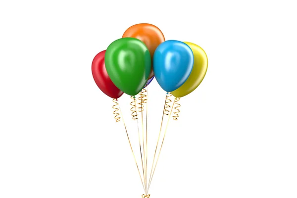 Bunte Party-Luftballons — Stockfoto