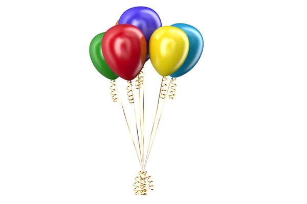 Набір кольорових кульок — стокове фото
