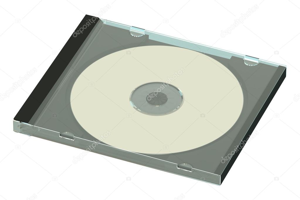 CD or DVD disk in case