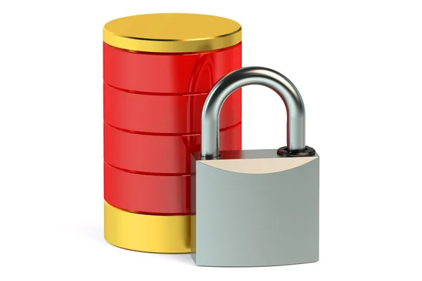 Protected database concept — Stock Photo, Image