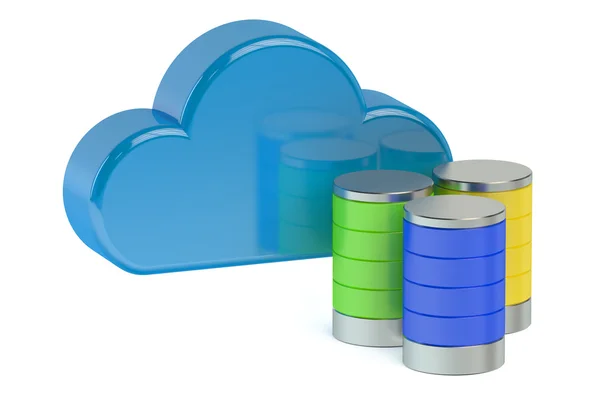 Cloud computing koncepcja przechowywania — Zdjęcie stockowe