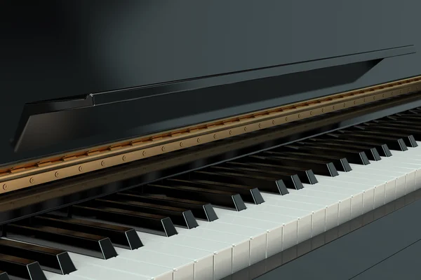 Concetto tastiera pianoforte — Foto Stock