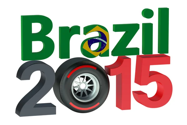 F1 Forma-1 Grand Prix-Brazília 2015-ben — Stock Fotó