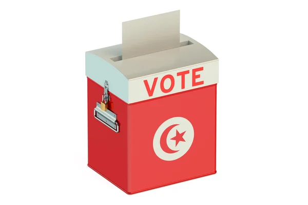 Valurnan med flagga Tunis — Stockfoto